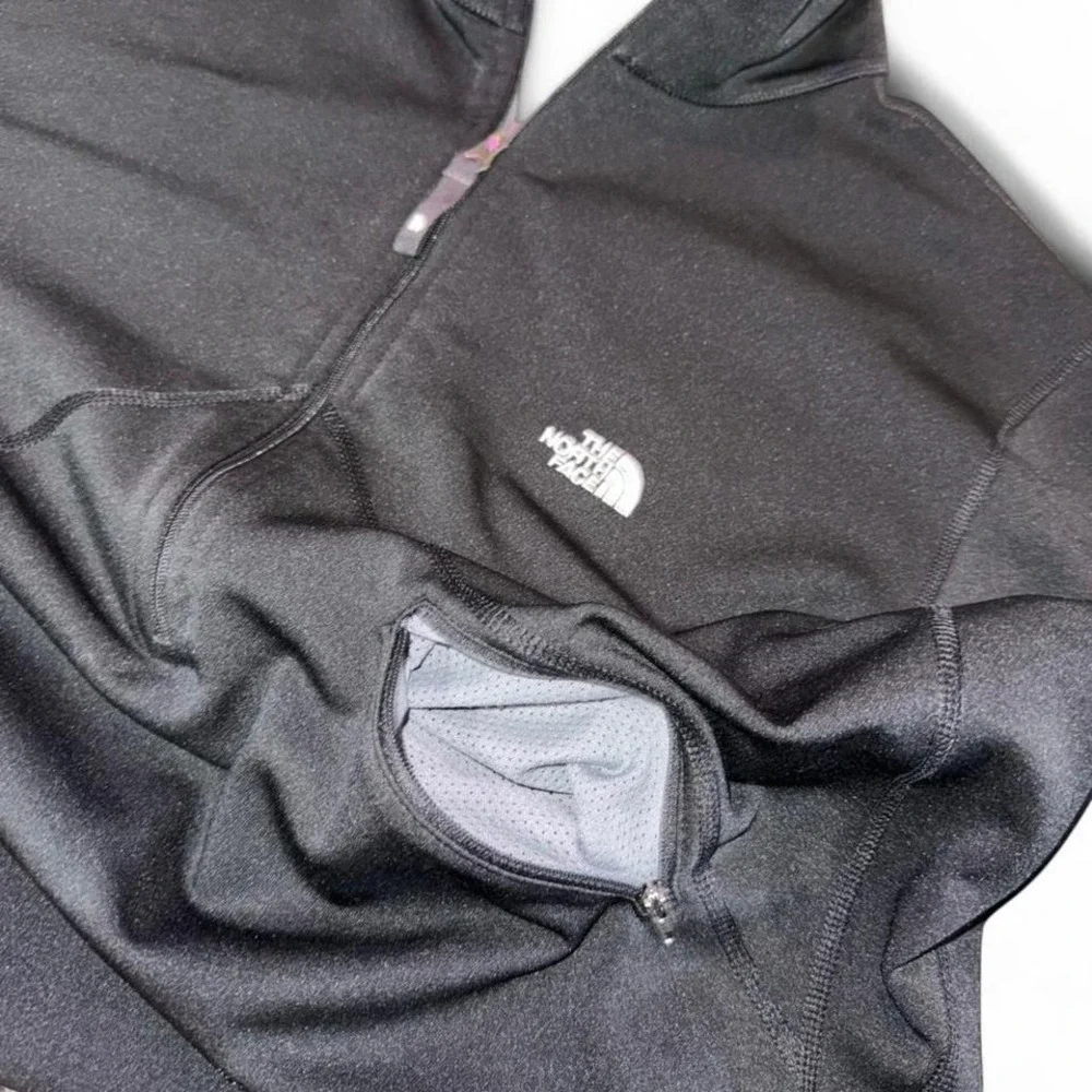THE NORTH FACE FLIGHT SERIES BLACK HALF ZIP PULLOVER SHIRT‎ MENS LARGE